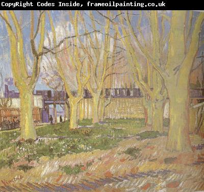 Vincent Van Gogh Avenue of Plane Trees near Arles Station (nn04)
